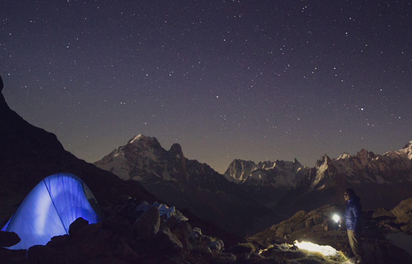 nuit chamonix randonnée